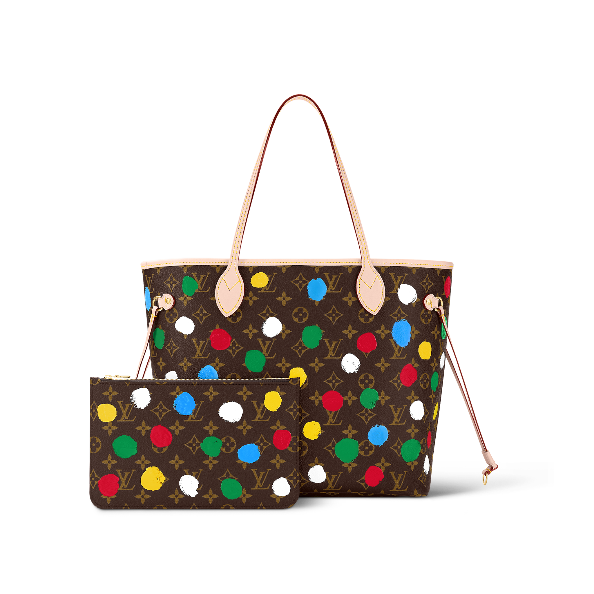 Louis Vuitton M46381 LV x YK Neverfull MM Louis Vuitton M46381 LV x YK Neverfull MM