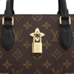 Louis Vuitton Flower Tote Black M43550 Red M43553