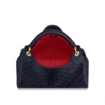 Louis Vuitton Artsy MM M41066 Black White Navy Red