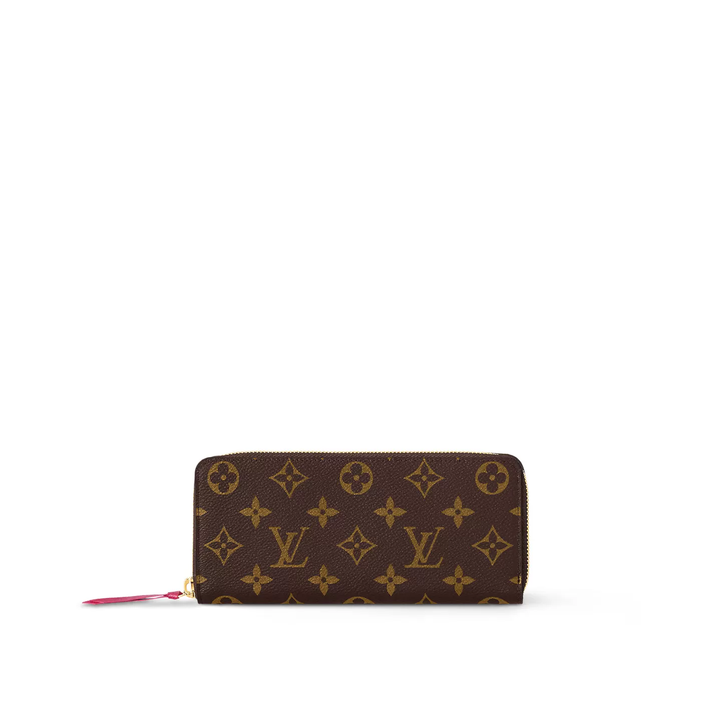 Louis Vuitton Monogram M60742 Clémence Wallet Fuchsia Louis Vuitton Monogram M60742 Clémence Wallet Fuchsia