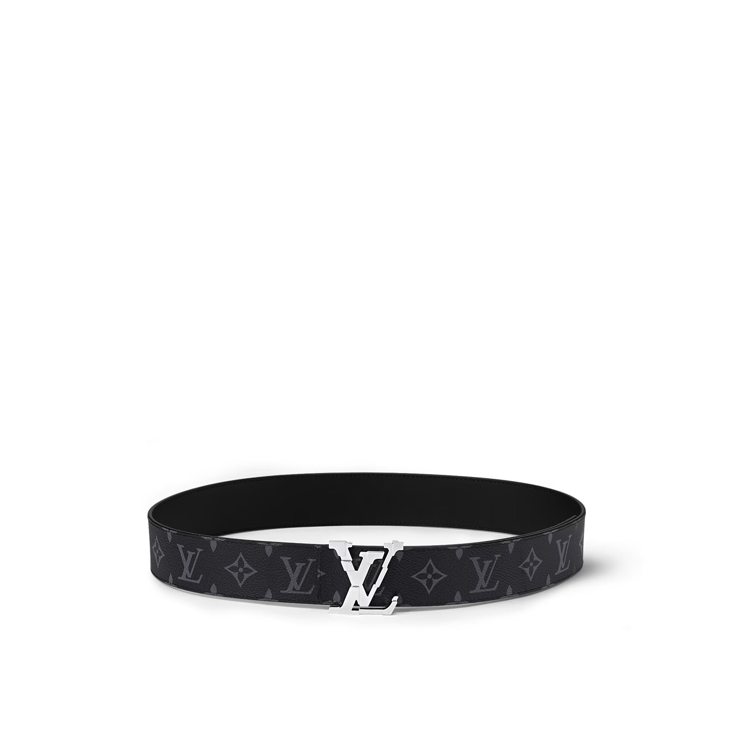 Louis Vuitton M8346U Monogram Eclipse LV Pixel 40mm Reversible Belt Louis Vuitton M8346U Monogram Eclipse LV Pixel 40mm Reversible Belt