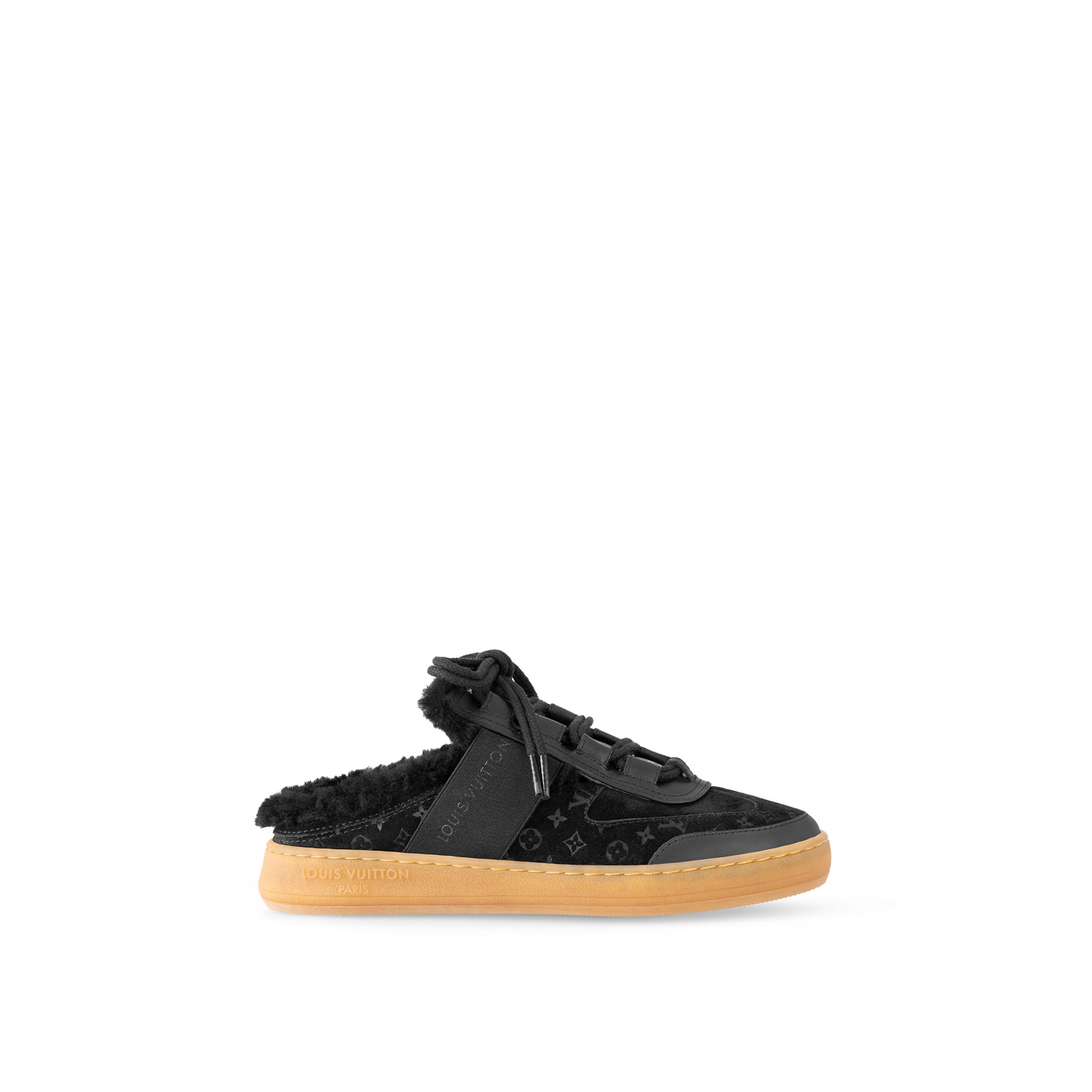 Louis Vuitton Lous Open Back Sneaker Black 1ACAE7 Louis Vuitton Lous Open Back Sneaker Black 1ACAE7