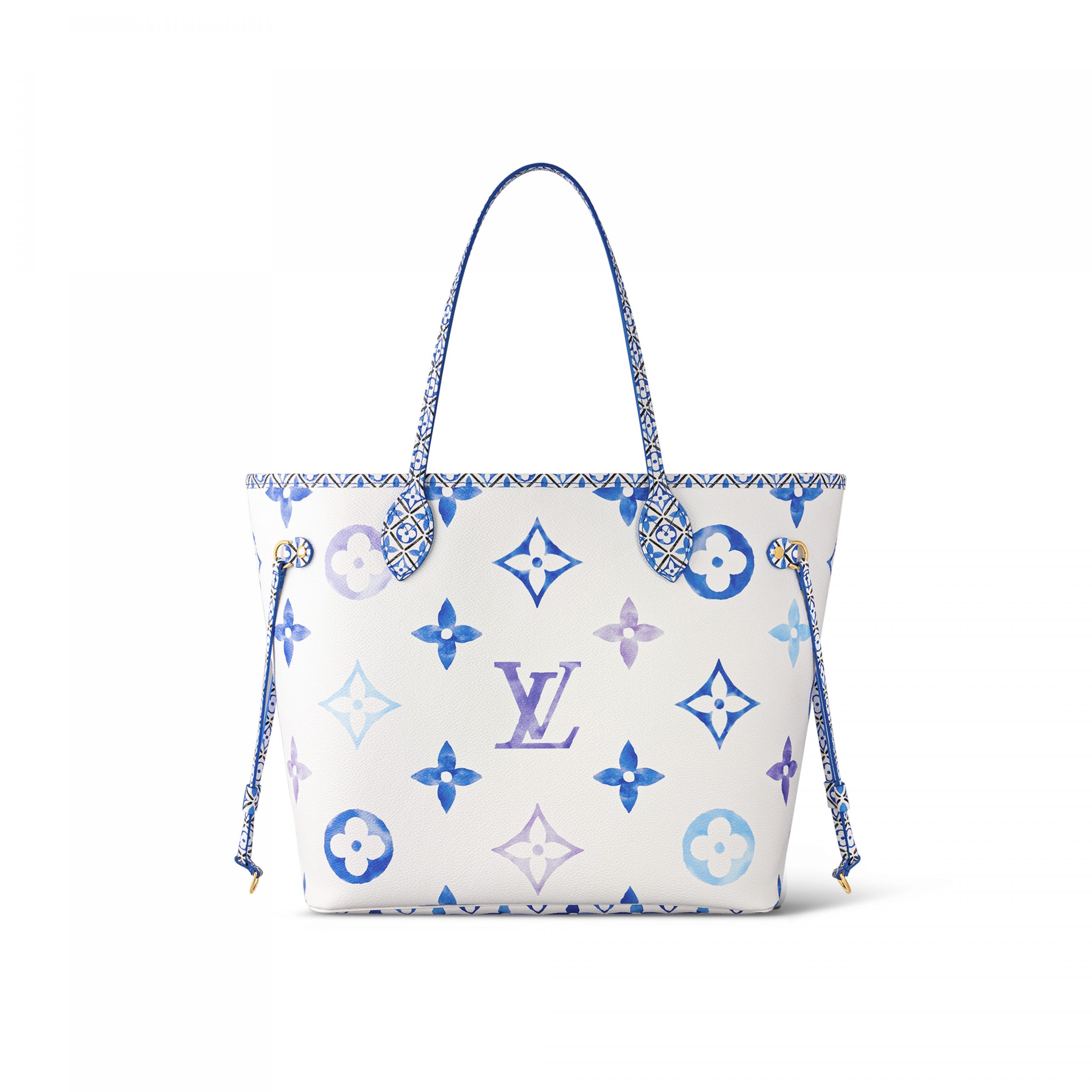 Louis Vuitton M22979 Neverfull MM Blue Monogram Louis Vuitton M22979 Neverfull MM Blue Monogram