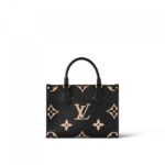 Louis Vuitton Onthego PM M45659 Black Beige