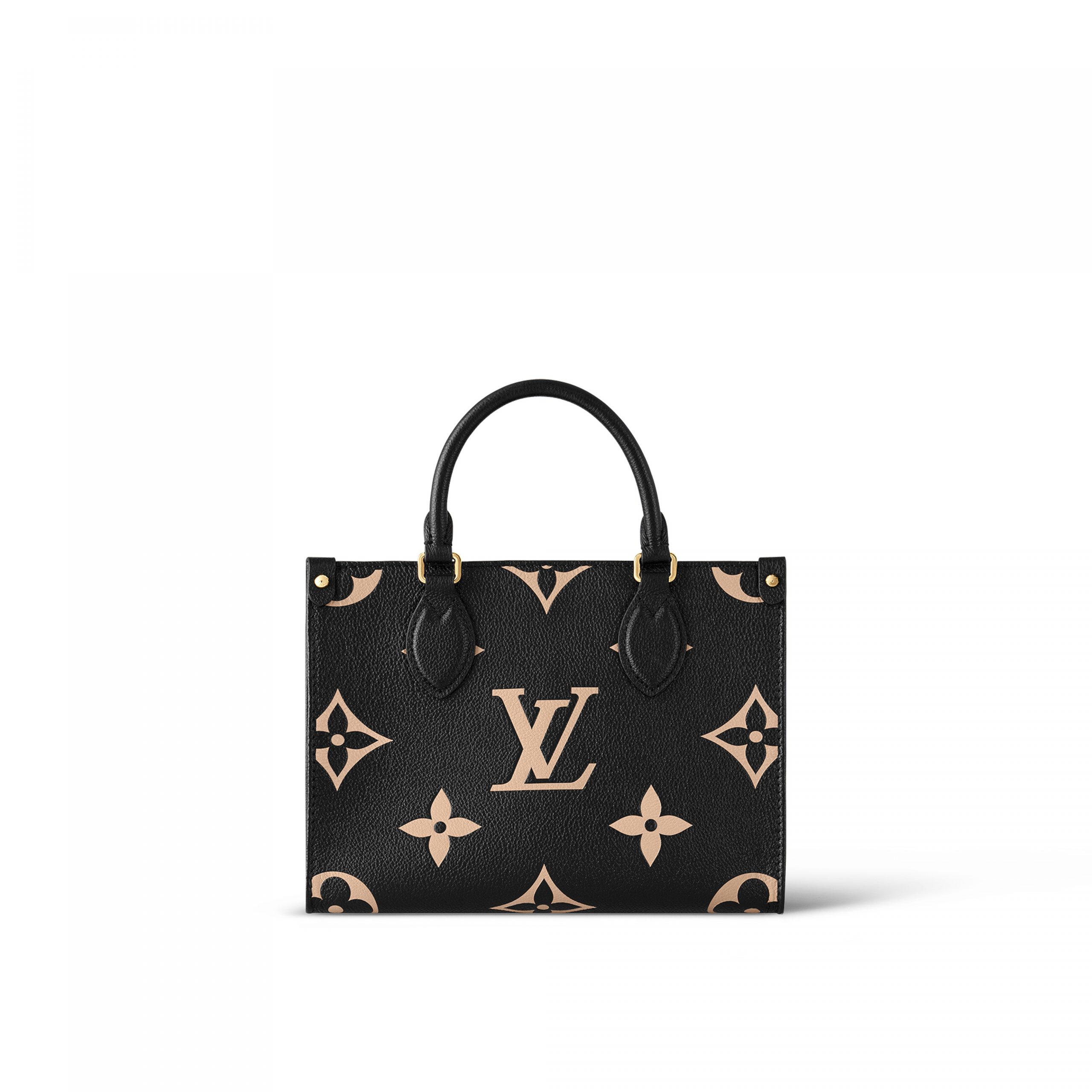 Louis Vuitton Onthego PM M45659 Black Beige Louis Vuitton Onthego PM M45659 Black Beige