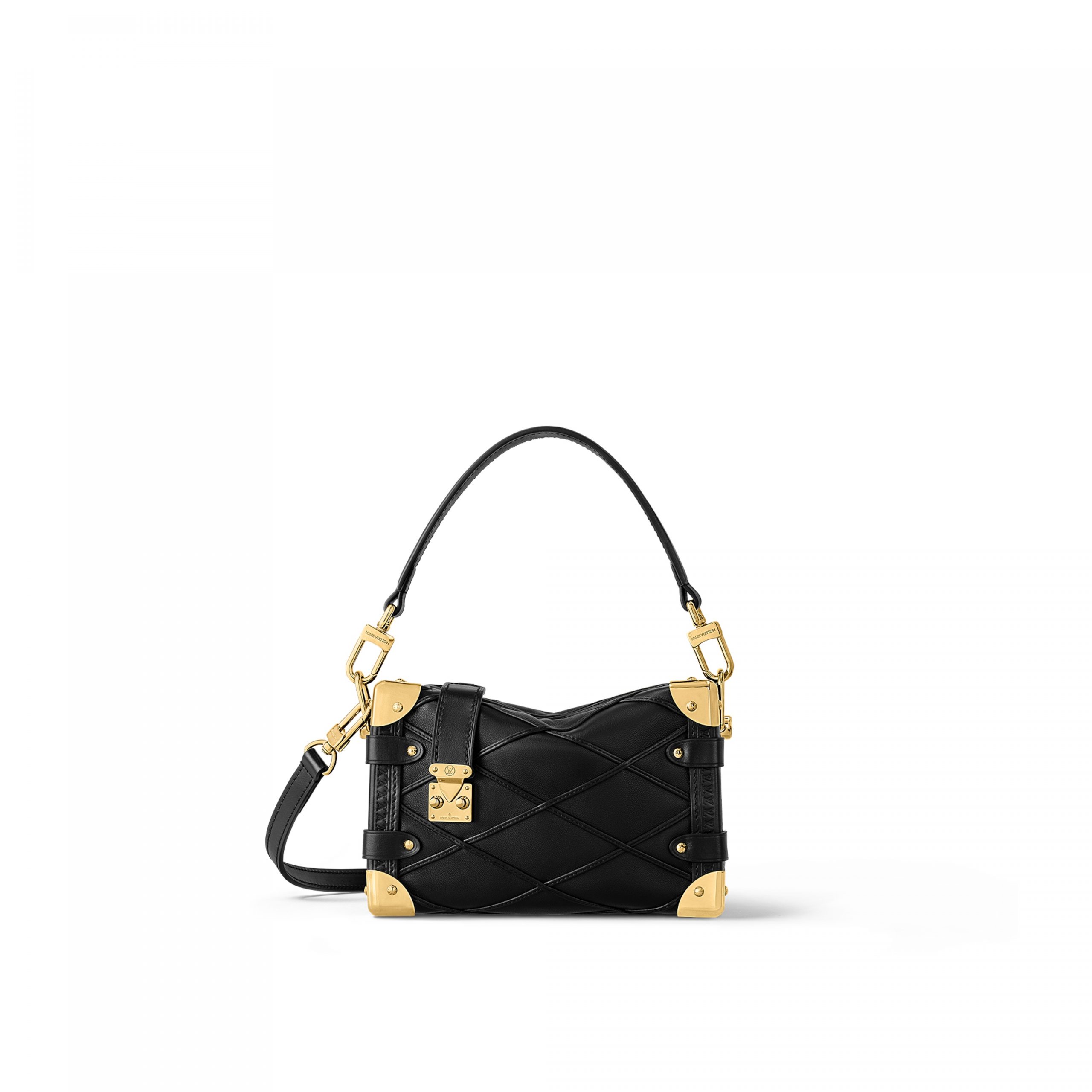 Louis Vuitton M83030 Side Trunk PM Malletage Black Louis Vuitton M83030 Side Trunk PM Malletage Black