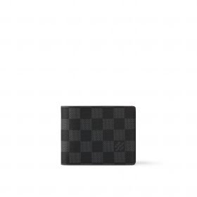 Louis Vuitton N63261 Slender Wallet Damier Graphite Canvas