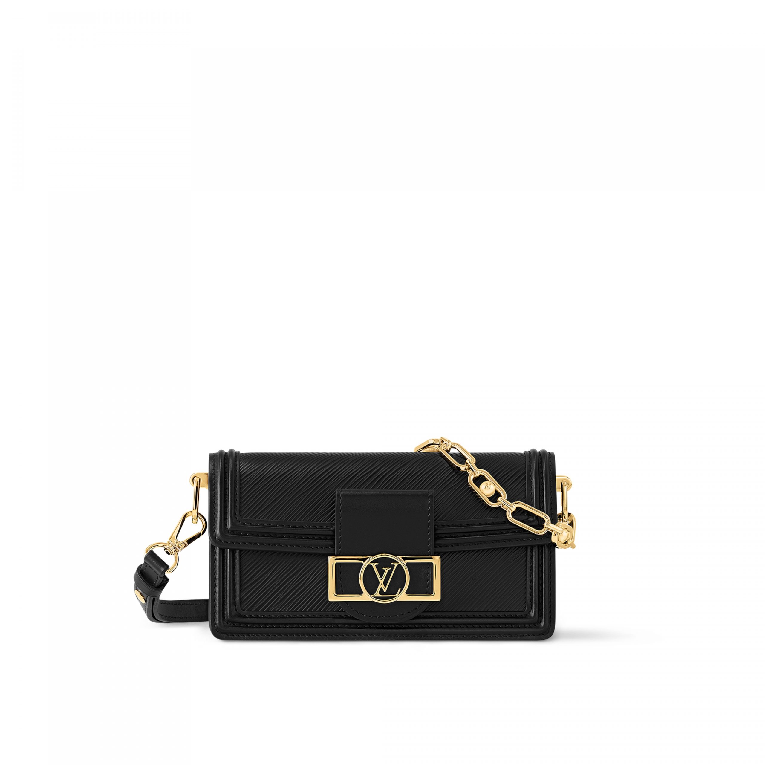 Louis Vuitton LV Night M23603 Dauphine East West Black Louis Vuitton LV Night M23603 Dauphine East West Black
