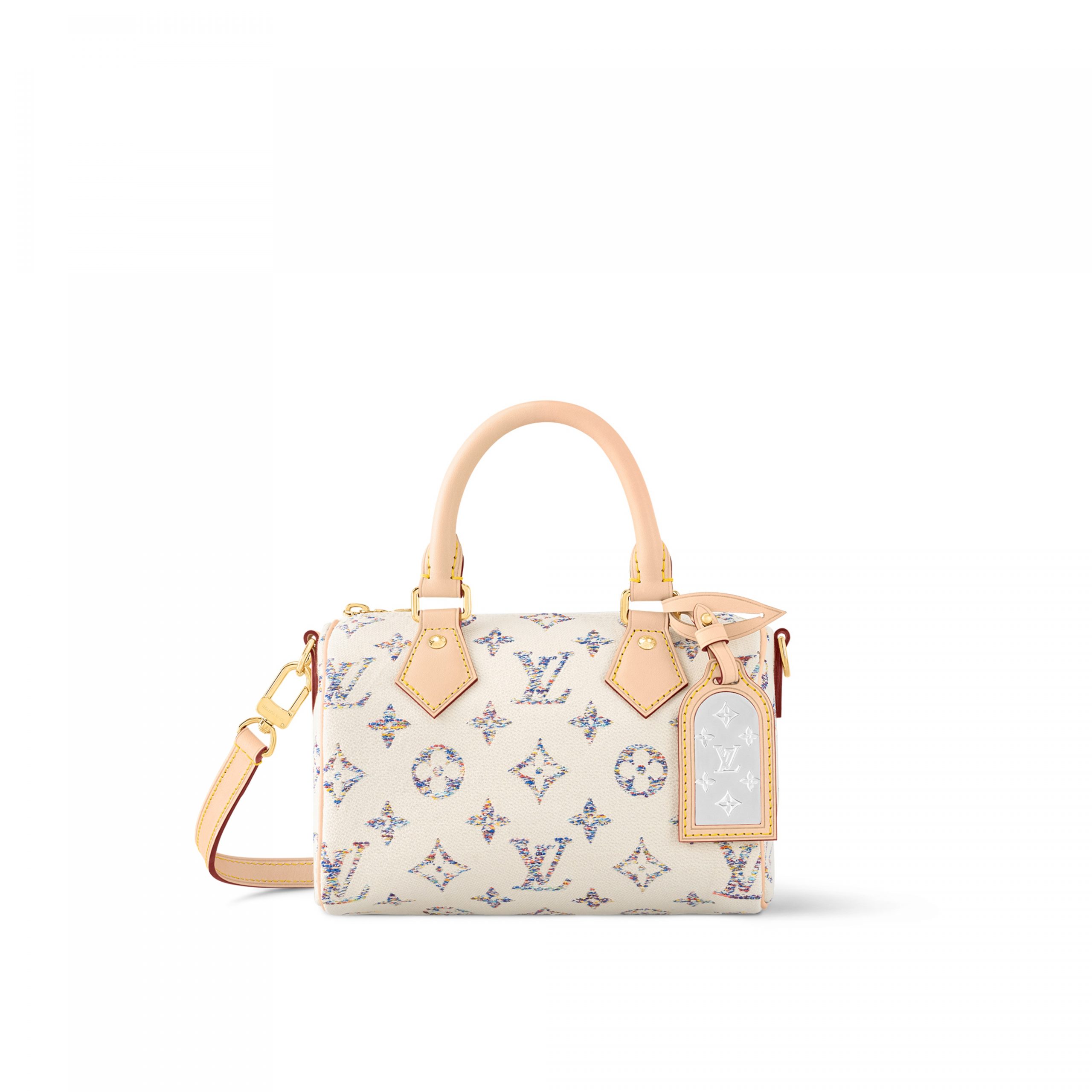 Louis Vuitton M24709 Speedy Bandoulière 20 Multicolor Beige Louis Vuitton M24709 Speedy Bandoulière 20 Multicolor Beige