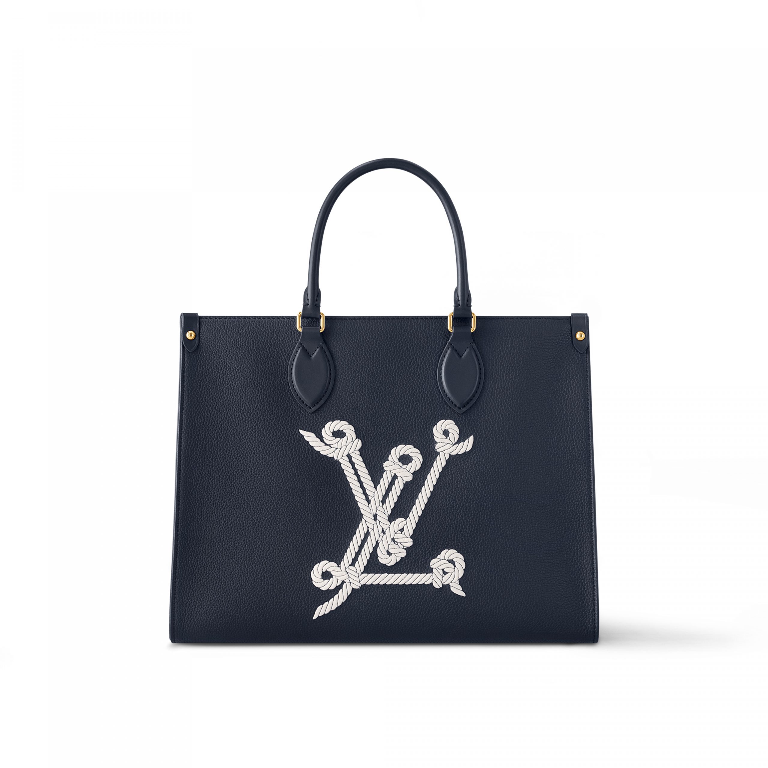 Louis Vuitton M24834 OnTheGo MM Navy Blue Louis Vuitton M24834 OnTheGo MM Navy Blue