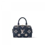 Louis Vuitton M47048 Speedy Bandoulière 20 Navy Blue/Cream