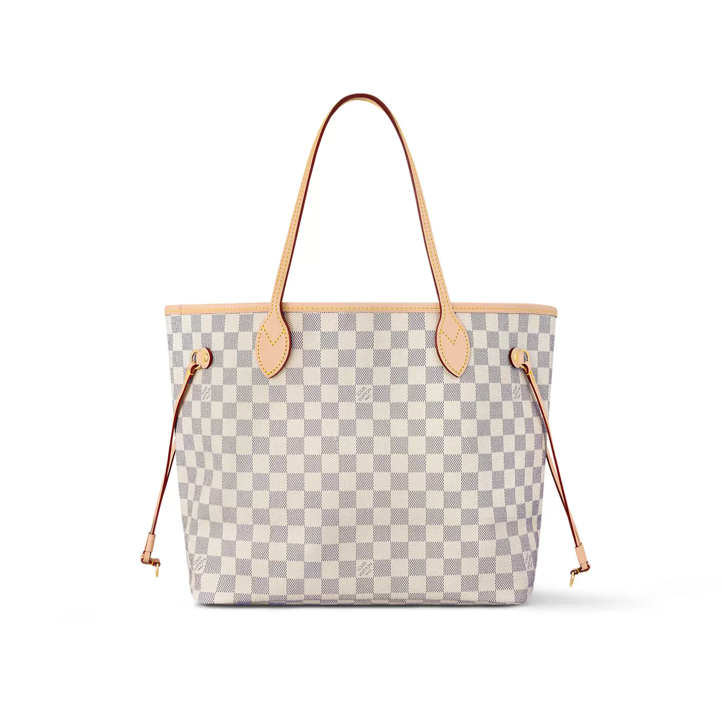 Louis Vuitton N40604 Neverfull MM Rose Ballerine Damier Azur Canvas Louis Vuitton N40604 Neverfull MM Rose Ballerine Damier Azur Canvas