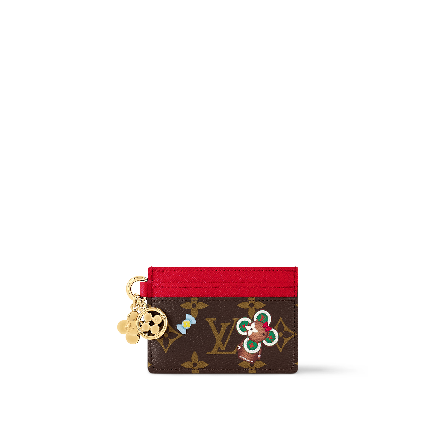 Louis Vuitton M12215 EARLY ACCESS LV Charms Card Holder Candy Red Louis Vuitton M12215 EARLY ACCESS LV Charms Card Holder Candy Red