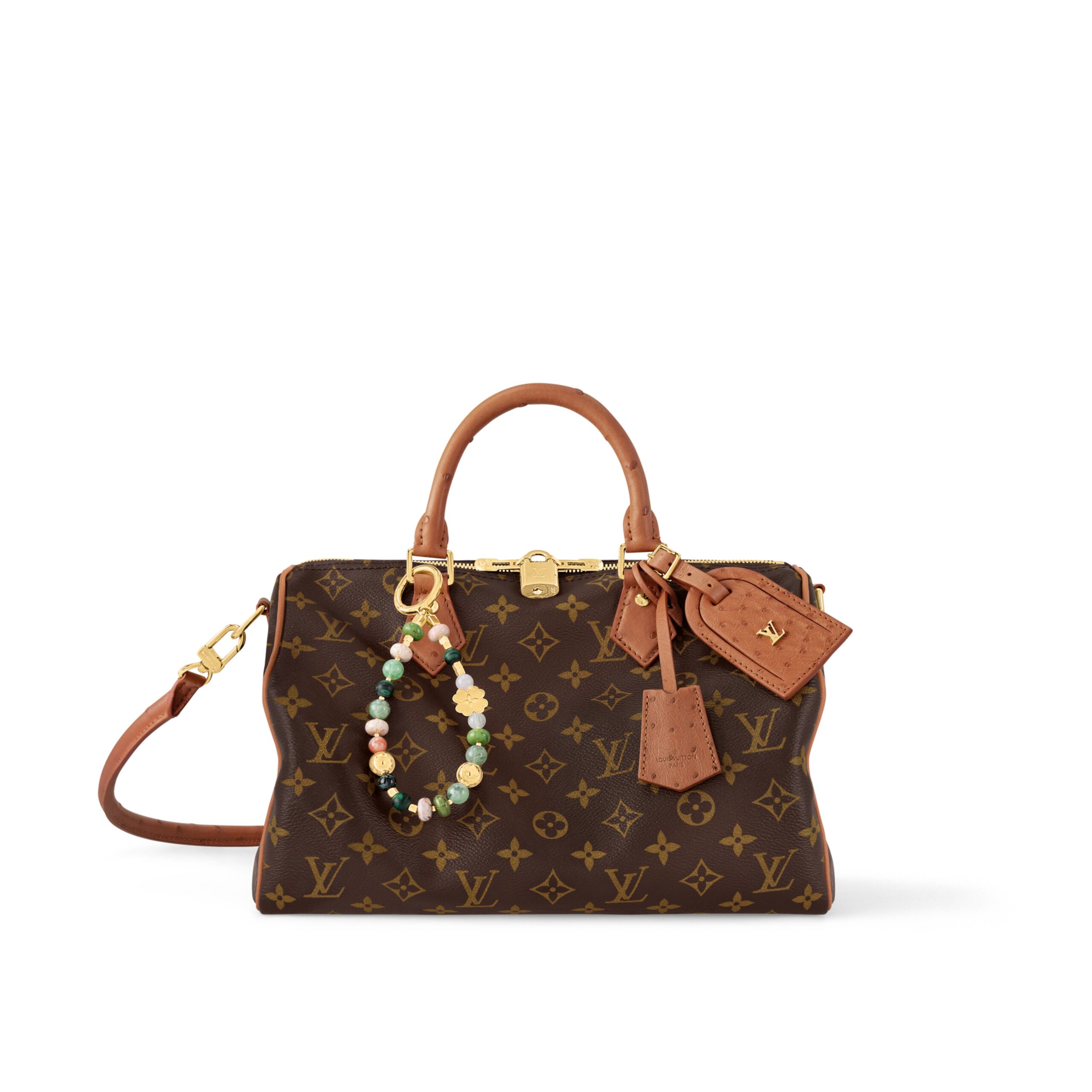 Louis Vuitton N87212 Speedy Soft 30 Boho Monogram Tan Louis Vuitton N87212 Speedy Soft 30 Boho Monogram Tan