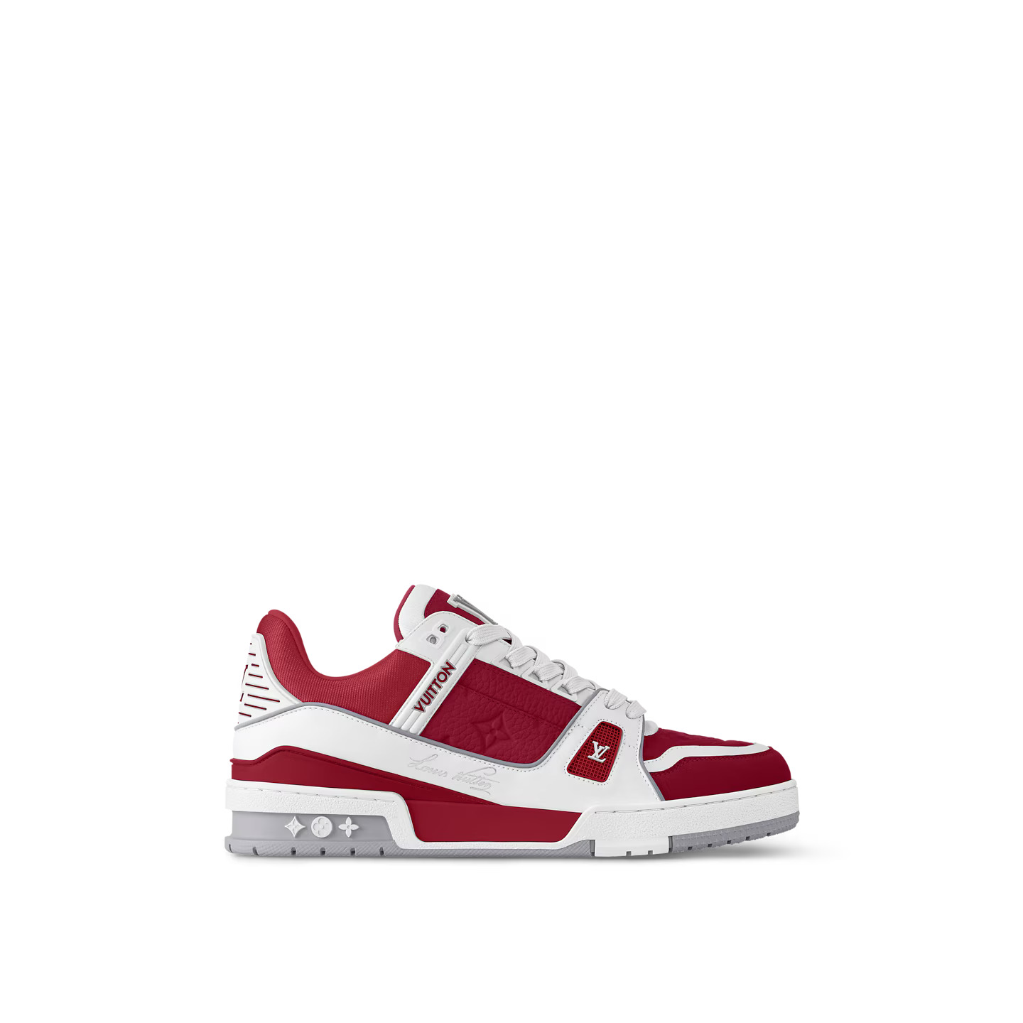 Louis Vuitton 1ADHT6 LV Trainer Sneaker Sari Red Louis Vuitton 1ADHT6 LV Trainer Sneaker Sari Red