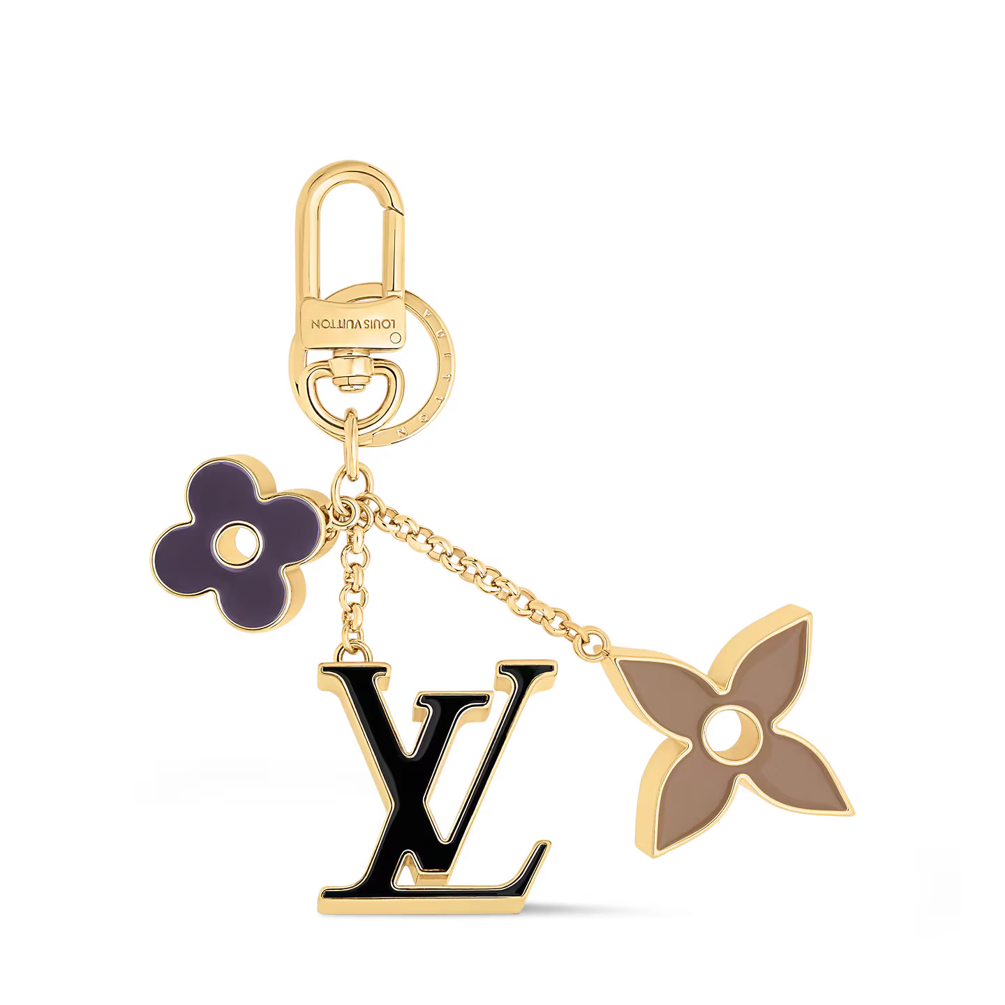 Louis Vuitton M01652 Fleur de Monogram Bag Charm Louis Vuitton M01652 Fleur de Monogram Bag Charm