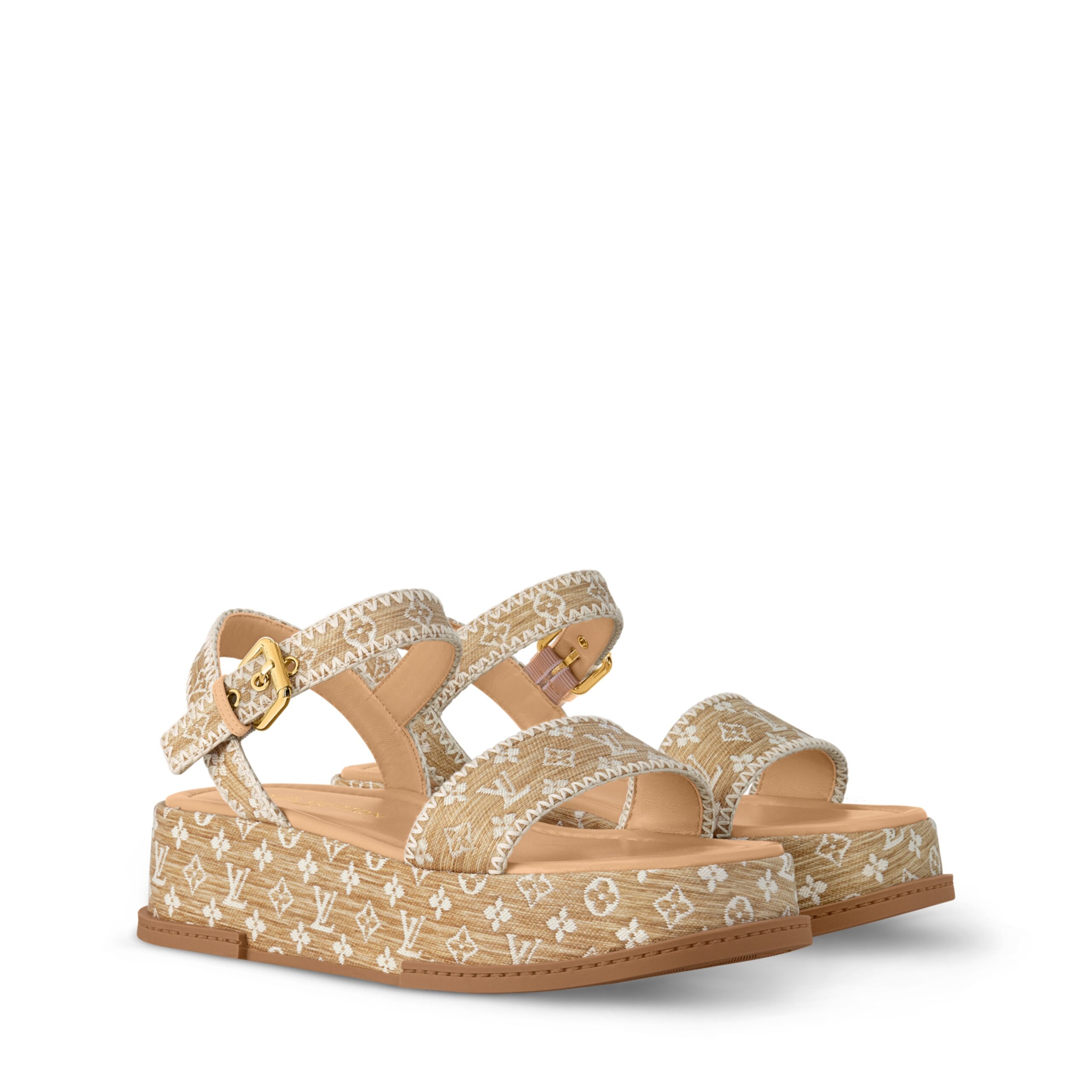 Louis Vuitton 1AHNOK Maya Platform Sandal Louis Vuitton 1AHNOK Maya Platform Sandal