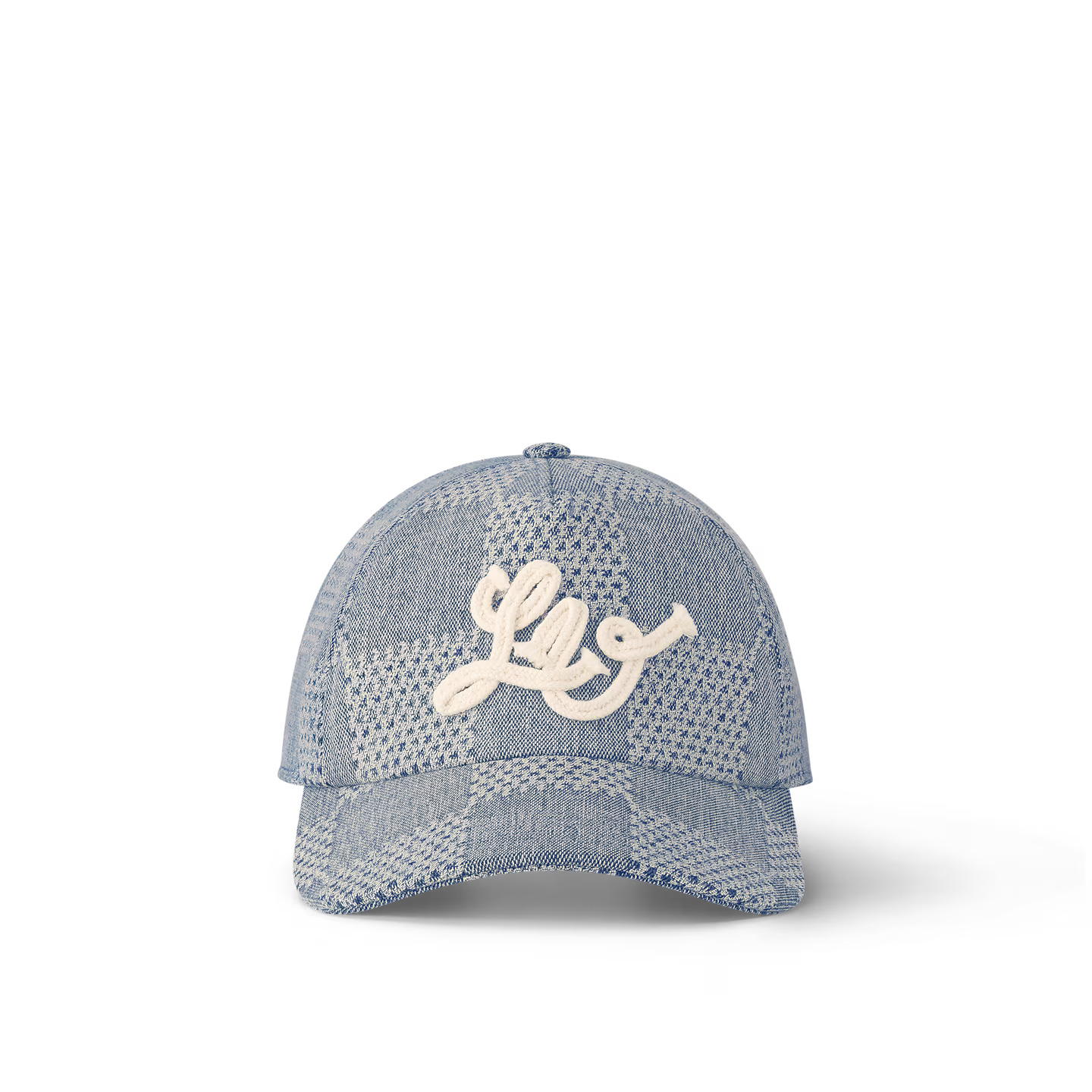 Louis Vuitton M7534M Damier Denim 3D Cap Louis Vuitton M7534M Damier Denim 3D Cap