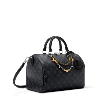 Louis Vuitton M15102 Speedy Soft 30 Monogram Eclipse/Black