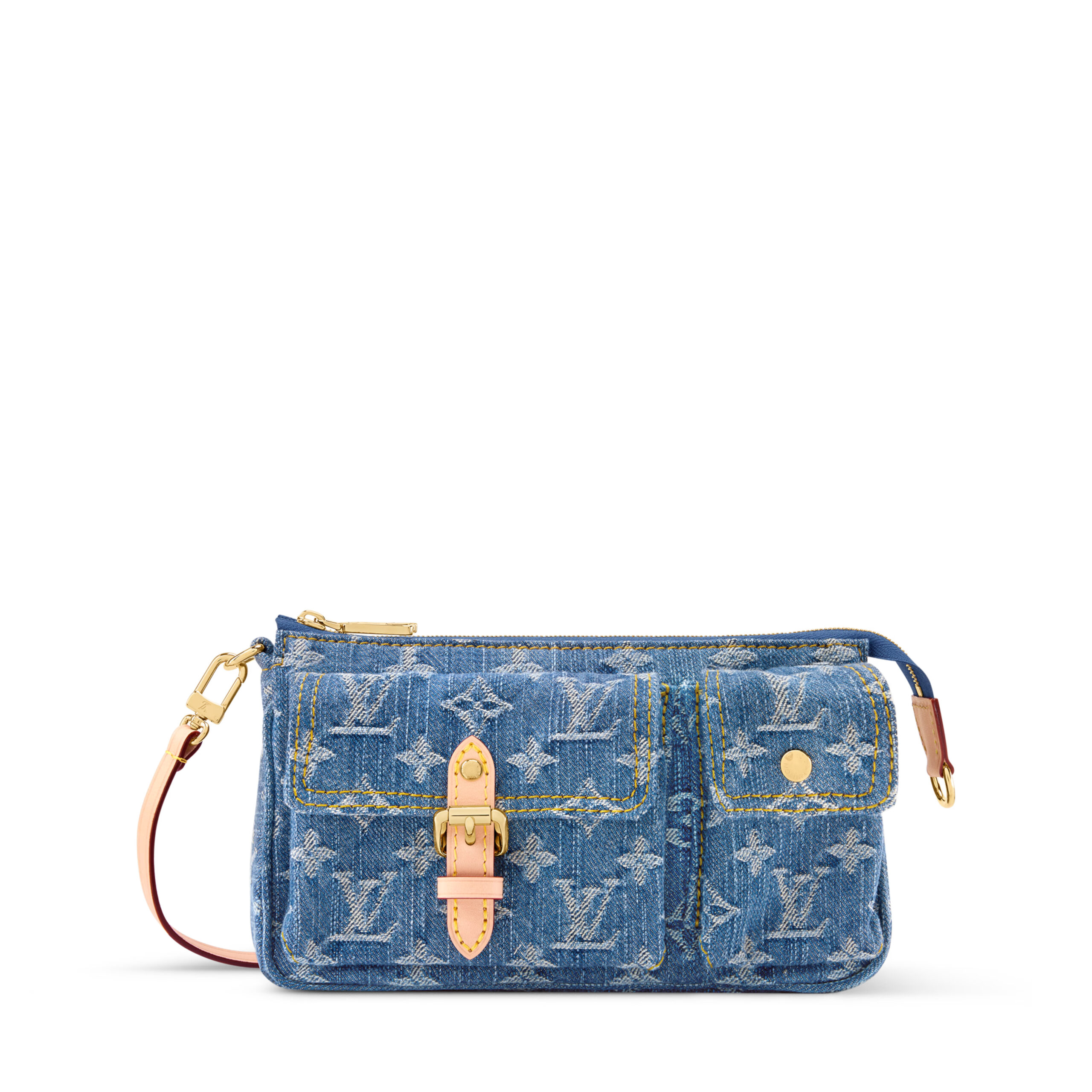 Louis Vuitton M27602 Pochette Accessoire Cargo Blue Denim Louis Vuitton M27602 Pochette Accessoire Cargo Blue Denim
